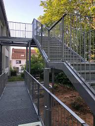Fluchtteppenanlage, Schule, Saarbrücken  © Bard & Beckmann GmbH